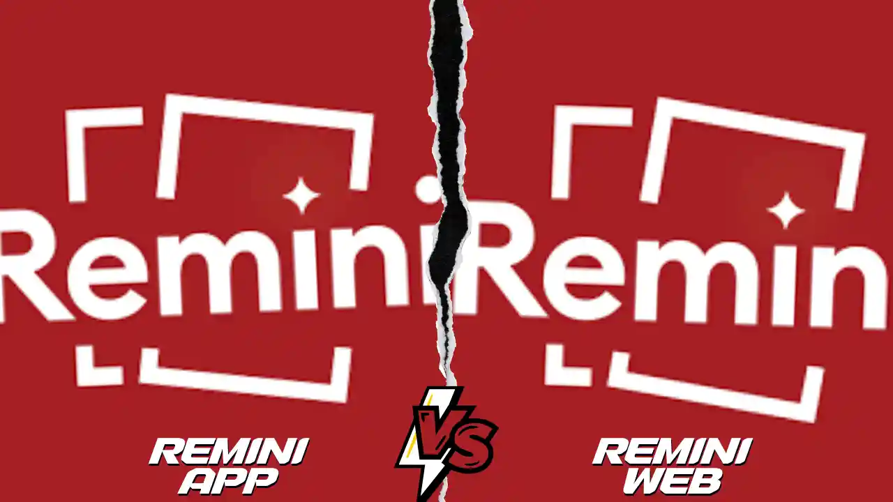 Remini App vs Remini Web